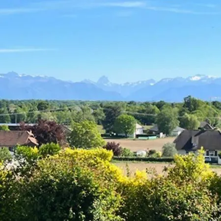 Maison Exceptionnelle Le Peyret -vue Pyrenees-jardin-piscine *